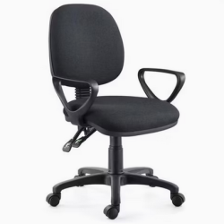 1 X Pallet of 10 Office Chairs With Fixed Arms – Black