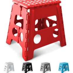 KEPLIN 13-Inch Heavy Duty Folding Step Stool