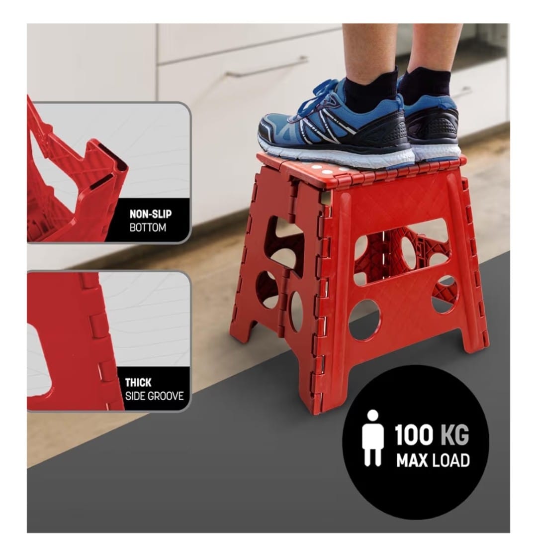 KEPLIN 13-Inch Heavy Duty Folding Step Stool - Image 3